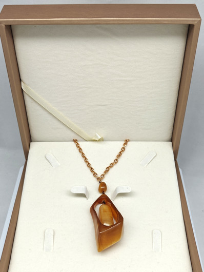 Vintage Baltic Amber necklace 64 cm