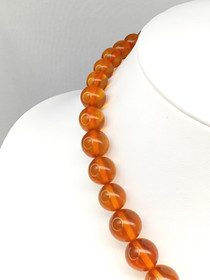 Vintage Itä-meren Meripihka helmet 48 cm