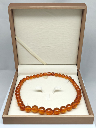 Vintage Baltic Amber necklace 48 cm
