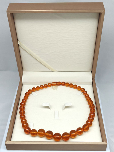 Vintage Baltic Amber necklace 48 cm
