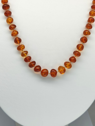 Vintage Baltic Amber necklace 70 cm
