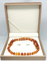 Vintage Baltic Amber necklace 70 cm