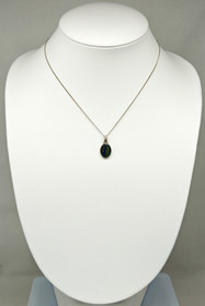 Vintage silver spectrolite necklace