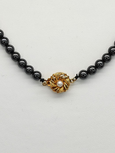 Vintage onyx necklace
