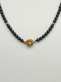 Vintage onyx necklace