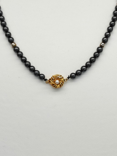 Vintage onyx necklace