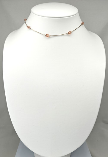 Vintage silver set of bracelet and necklace