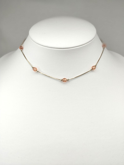 Vintage silver set of bracelet and necklace