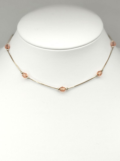 Vintage silver set of bracelet and necklace