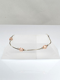 Vintage silver set of bracelet and necklace