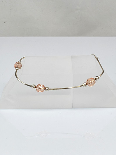 Vintage silver set of bracelet and necklace