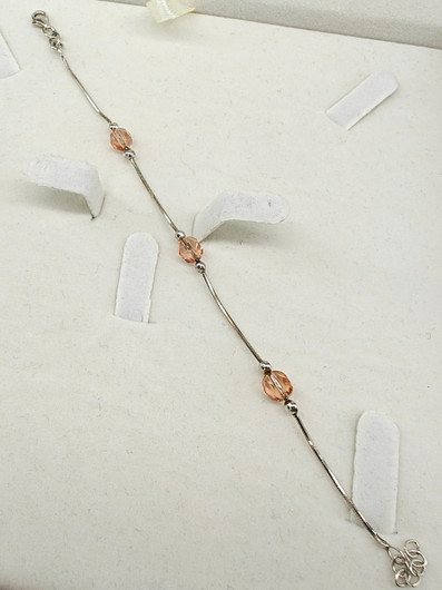 Vintage silver set of bracelet and necklace