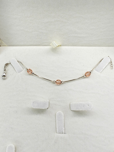 Vintage silver set of bracelet and necklace