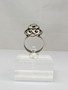 Vintage quarts silver ring  