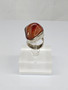 Vintage silver ring with stone