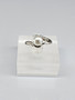Vintage pearl silver ring  