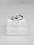 Vintage pearl silver ring  