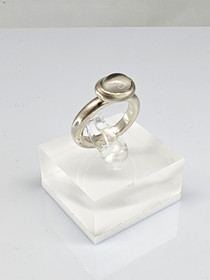 Vintage moonstone silver ring  