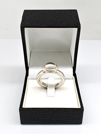 Vintage moonstone silver ring  