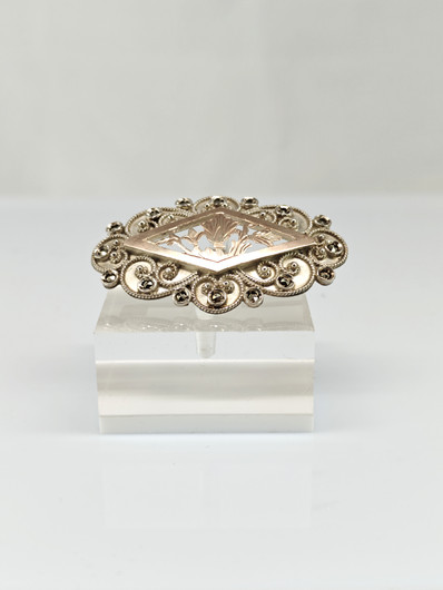 Vintage silver brooch 