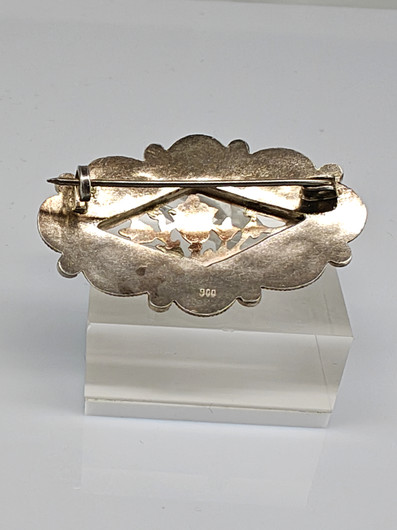 Vintage silver brooch 