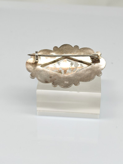 Vintage silver brooch 