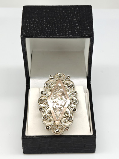 Vintage silver brooch 