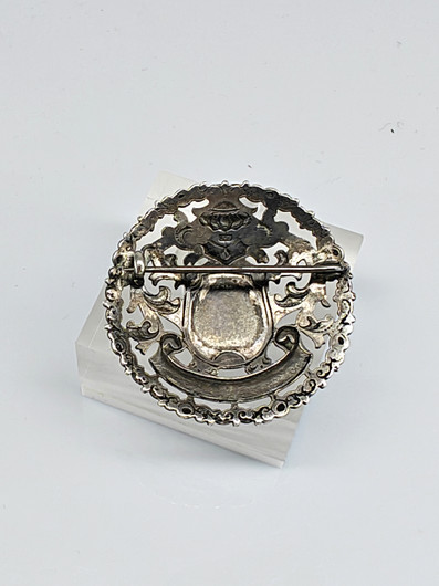 Vintage silver brooch 