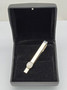 Vintage silver tie pin with quartz