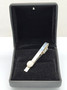 Vintage silver tie pin with quartz