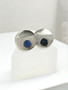 Vintage silver cufflinks with spectrolite