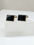 Vintage silver cufflinks with stone