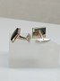 Vintage silver cufflinks with stone