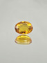 Amber (Burmite) 14 x 11 mm / 3,21 ct oval with certificate