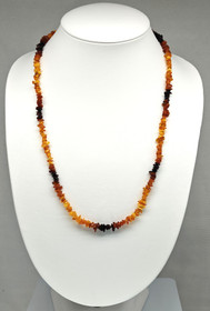 Vintage Itä-meren Meripihka helmet 72cm, värien portaaton vaihtuminen