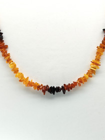 Vintage Itä-meren Meripihka helmet 72cm, värien portaaton vaihtuminen