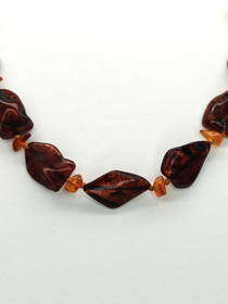 Vintage Itä-meren Meripihka helmet 72cm