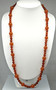 Vintage Itä-meren meripihka kaulakoru 90 cm