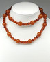 Vintage Itä-meren meripihka kaulakoru 90 cm