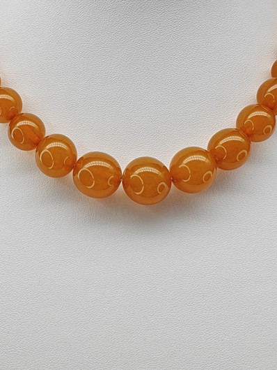 Vintage Baltic amber necklace 47 cm