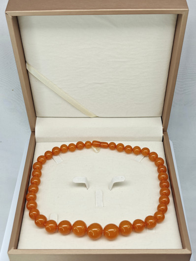 Vintage Baltic amber necklace 47 cm