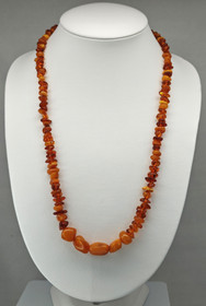 Vintage Itä-meren Meripihka helmet 76cm