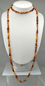 Vintage Baltic Amber extra long necklace 145cm