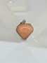 Quartz heart pendant