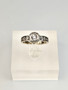 Vintage diamond white gold ring  