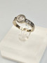 Vintage diamond white gold ring  