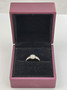 Vintage diamond white gold ring  