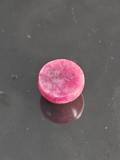 Natural sapphire 11ct color enhanced