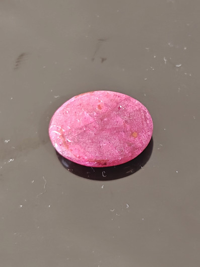Luonnon safiiri 12,2ct väri käsitelty