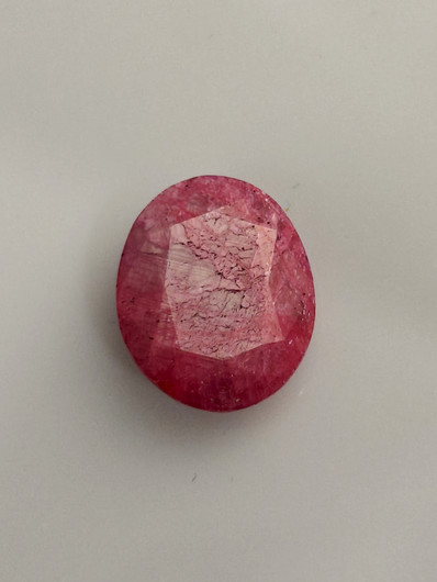 Luonnon safiiri 8,2ct väri käsitelty